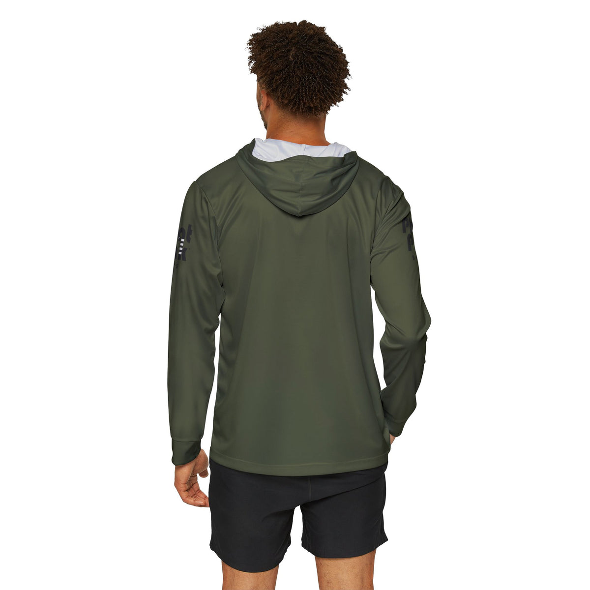 Hooded Sun Shirts - Camo Green